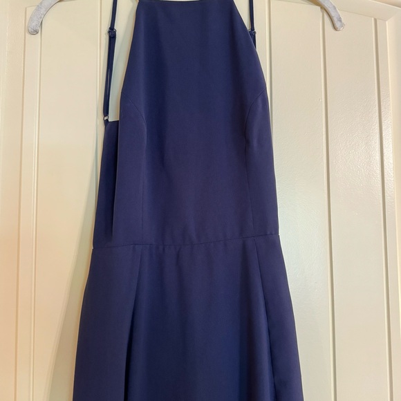 NBD (Revolve) NAVY LACE PANEL MIDI DRESS - Picture 4 of 10